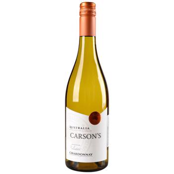 Carson's Chardonnay White Dry Wine 12.5% 0.75l