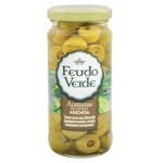 Оливки зеленые Feudo Verde Manzanilla фаршированнные анчоусами 240г
