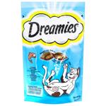 Лакомство для кошек Dreamies с лососем 60г