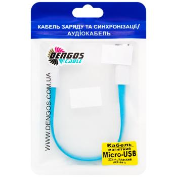 Charging and Syncing Short Magnetic Cable 22cm micro-USB