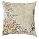 Provans Golden Holiday Flower Pillow 45*45cm