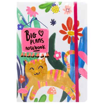 Книжка записна Zibi Animals біла А5 96 аркушів