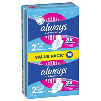 Always Ultra Super 2 Hygienical Pads 16pcs