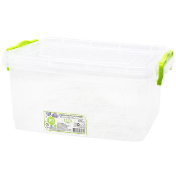 Al-Plastic Lux №05 Food Container with Lid 256x170x117mm 2.8l - buy, prices for COSMOS - photo 1