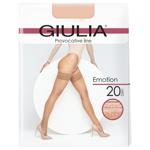 Чулки женские Giulia Emotion 20 Den р.1/2 daino бежевые