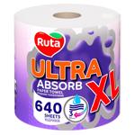 Рушники паперові Ruta Ultra XL 3-шарові 640 відривів 1шт