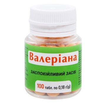 Enjee Valerian Dietary Supplement 180mg 100tabs - buy, prices for COSMOS - photo 1