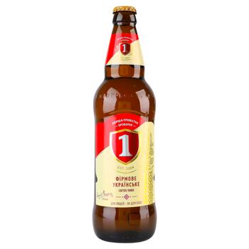 Persha Pryvatna Brovarnya Draft Light Beer 4.3% 0.5l - buy, prices for Supermarket "Kharkiv" - photo 1