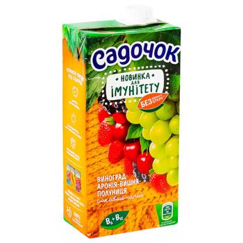 Напиток соковый Садочок для Иммунитета виноград-рябина-вишня-клубника 0,95л - купить, цены на За Раз - фото 4