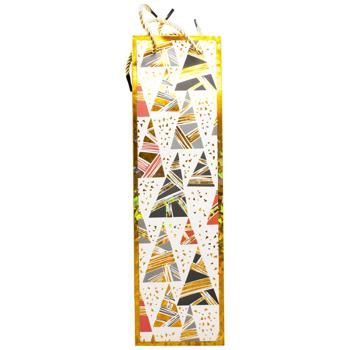 Buromax Stars Wine Bottle Paper Gift Bag 11x38x11cm - buy, prices for METRO - photo 2