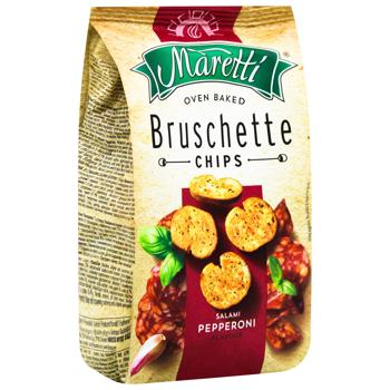 Maretti Salami Pepperoni Flavour Bruschette Chips 70g - buy, prices for - photo 2