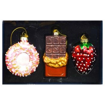 Decoris Sweets Pendant 7cm 3pcs