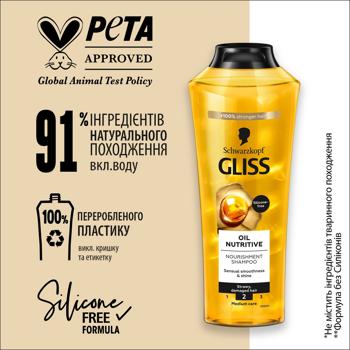 Gliss Kur Nutritive Shampoo for Dry Hair and Split Ends 250ml - buy, prices for Za Raz - photo 8