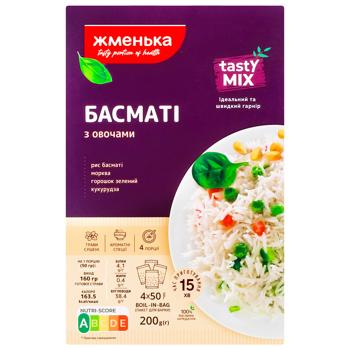 Zhmenka Basmati Rice with Vegetables 200g