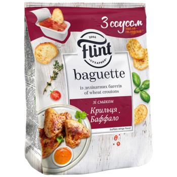 Flint Buffalo Wings Flavor Croutons + Sour Sweet Sauce 70g - buy, prices for Vostorg - photo 1