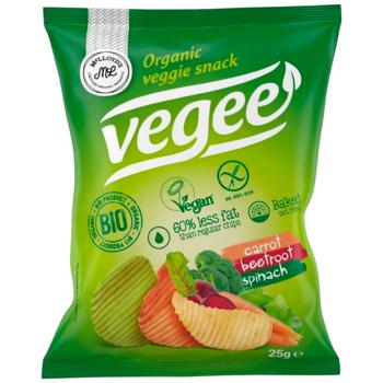 Снеки картопляні Organique Vegee органічні без глютену 25г - купити, ціни на КОСМОС - фото 1