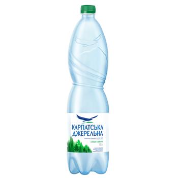 Karpatska Dzherelna Low Carbonated Mineral Water 1.5l - buy, prices for Chudo Market - photo 1