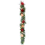 Lefard Decorative Garland with Frosty Rose 150cm