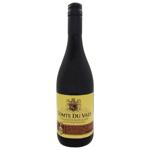 Вино Comte Du Vals Blanc красное полусладкое 11,5% 0,75л
