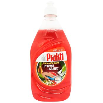 Dr.Prakti Lemon and Pomegranate Dishwashing Liquid 650ml - buy, prices for Supermarket "Kharkiv" - photo 1