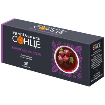 Trypilske Sontse Grapevine Flower Tea with Hibiscus and Fruit 1.5g*25pcs
