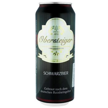 Obersteiger Schwarzbier Dark Filtered Beer 4.5% 0.5l - buy, prices for COSMOS - photo 1