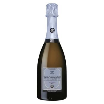 Вино игристое Val D'oca Prosecco Valdobbiadene Rive di Guia белое сухое 11,5% 0,75л - купить, цены на NOVUS - фото 1