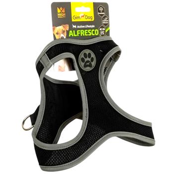 Шлея для собак GimDog Alfresco неопрен M 41-44 см (чорна) - buy, prices for MasterZoo - photo 1