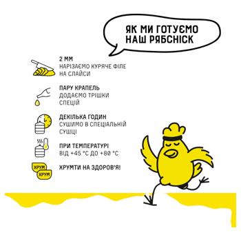 Слайсы из филе куриного РябChick сушеные с перцем чили 30г - купить, цены на - фото 2