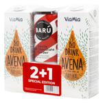 Напиток овсяный Via Mia органическая 1л 2шт и Растворимый шоколад Baru 250г
