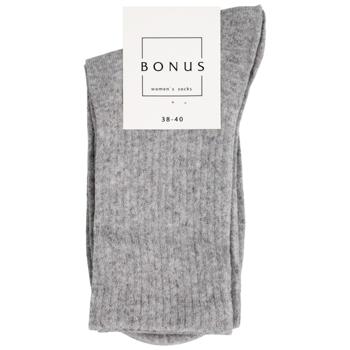 Bonus Women's Demi Socks 3542 s.23-25 Light Grey