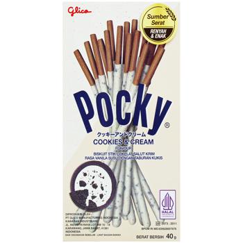 Pocky Cookies & Cream Sticks 40g - buy, prices for Auchan - photo 2