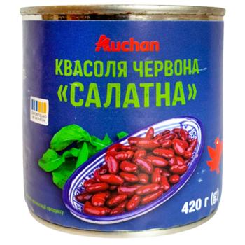 Квасоля червона Auchan Салатна 420г