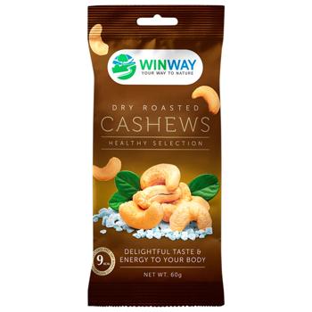 Кешью Winway жареный соленый 60г - купить, цены на Эпицентр FOOD - фото 1