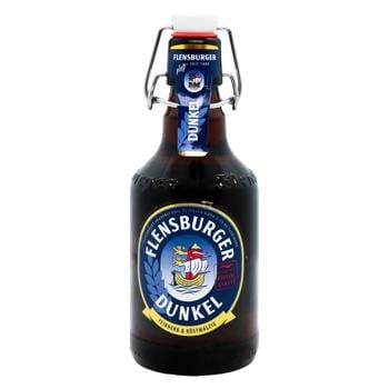 Пиво Flensburger Dunkel темне 4,8% 0,33л - купити, ціни на ULTRAMARKET - фото 1