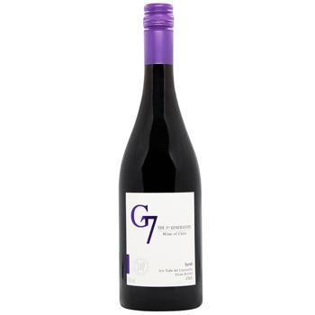 G7 Syrah Red Dry Wine 13.5% 0.75l - buy, prices for WINETIME - photo 1