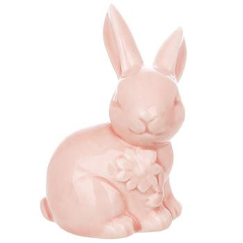Фигурка Bona Di Заяц фарфоровая розовая 5,8х4,7х4,7см - купить, цены на WINETIME - фото 1