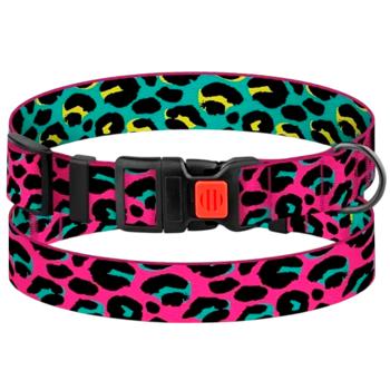 Barksi BronzeDog Urban Art Леопард нейлоновий нашийник для собак S - різнокольоровий - купити, ціни на MasterZoo - фото 5