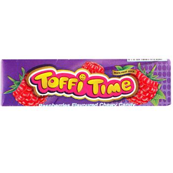 Monzhar Toffi Time Raspberry Flavoured Chewing Candy 25g - buy, prices for Auchan - photo 1