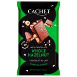 Шоколад молочний Cachet з лісовими горіхами 300г