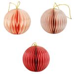 Куля ялинкова Koopman паперова кольорова 6см