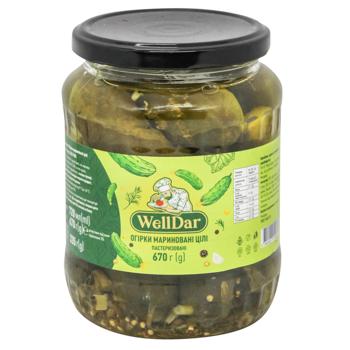 WellDar Marinated Cucumbers 720ml