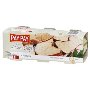 Pay Pay Light Tuna In Its Own Juice 3х80g - buy, prices for - photo 3