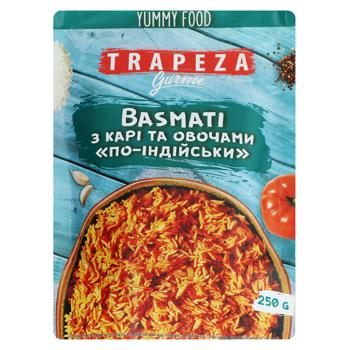 Trapeza Basmati Rice with Curry and Vegetables in Indian Style 250g - buy, prices for NOVUS - photo 1