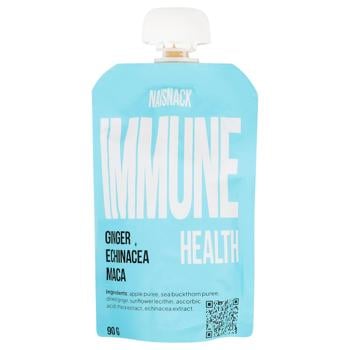 Пюре-снек Naisnack Иммунитет Яблочно-облипиховое 90г - купить, цены на КОСМОС - фото 1
