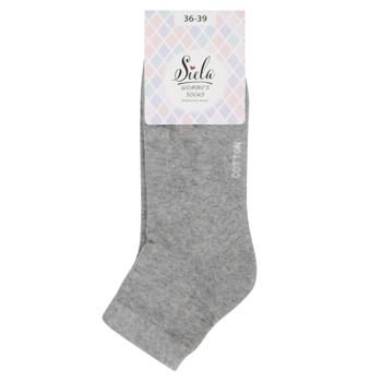 Siela High Semi-Plush Women's Socks s.36-39 Melange - buy, prices for NOVUS - photo 1