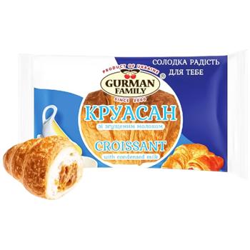 Круасан Gurman Family зі згущеним молоком 45г