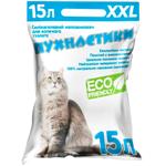 Наполнитель Пушистики силикогелевый для котов 15л