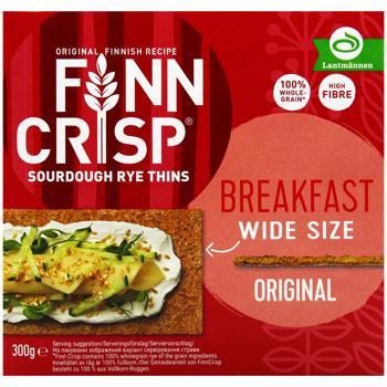 Finn Crisp Original Sourdough Rye Thins Wide Size 300g - buy, prices for Epicentr FOOD - photo 2