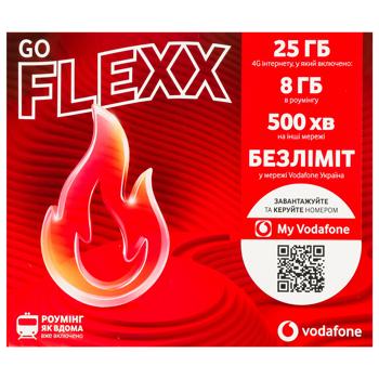 Пакет стартовый Vodafone FLEXX GO SPECIAL - купить, цены на КОСМОС - фото 1